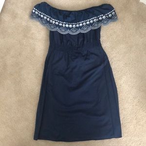 Navy blue sun dress